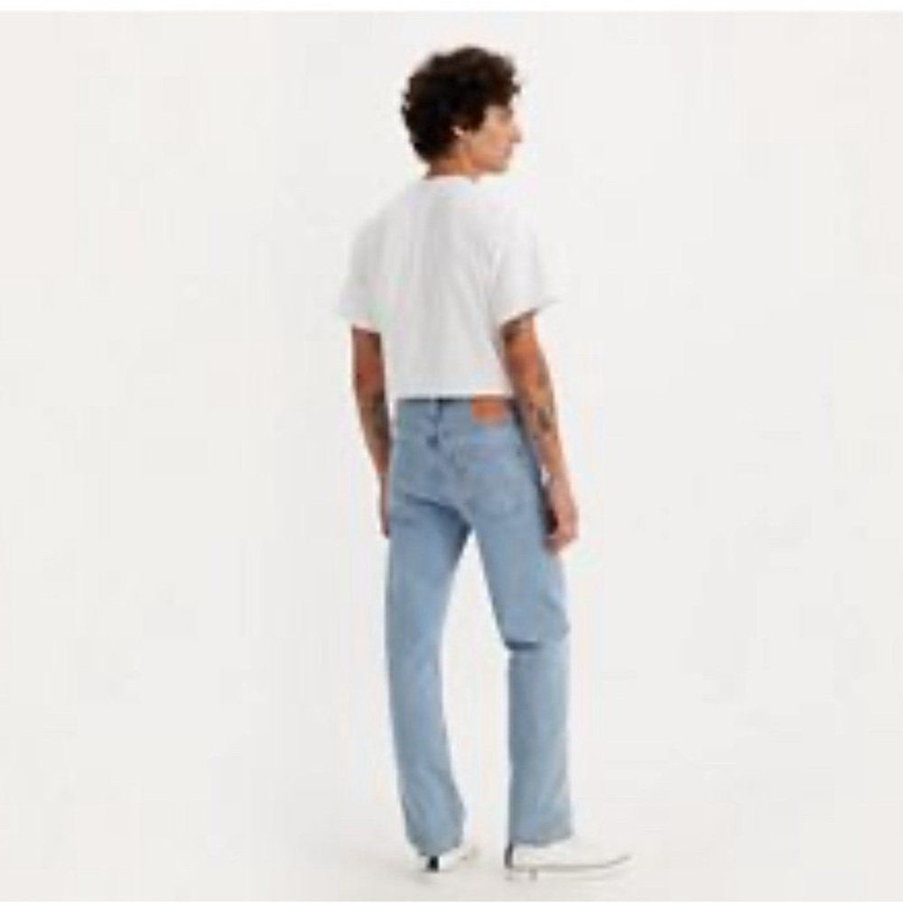 501® ORIGINAL FIT MEN'S JEANS size 30x30 color:  light stone wash